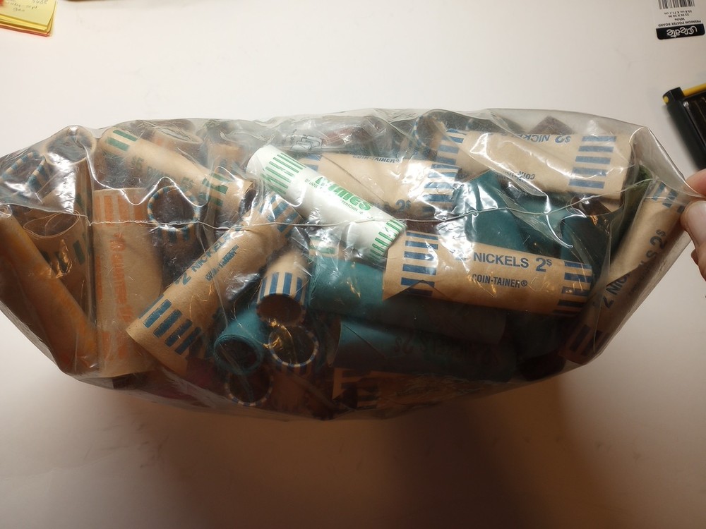 Mixed Coin Roll Wrappers Large bag full