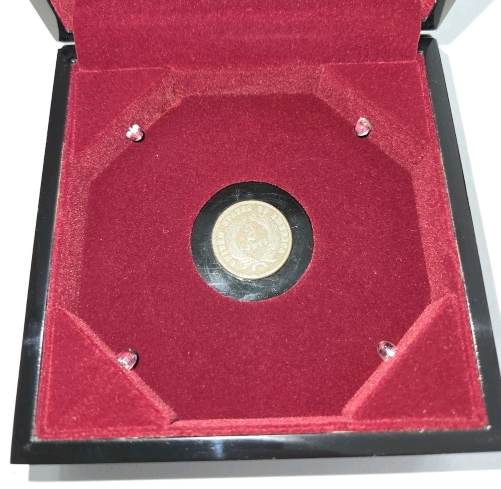 1865 Two Cent Piece Early U.S. TYPE COIN Civil War Era