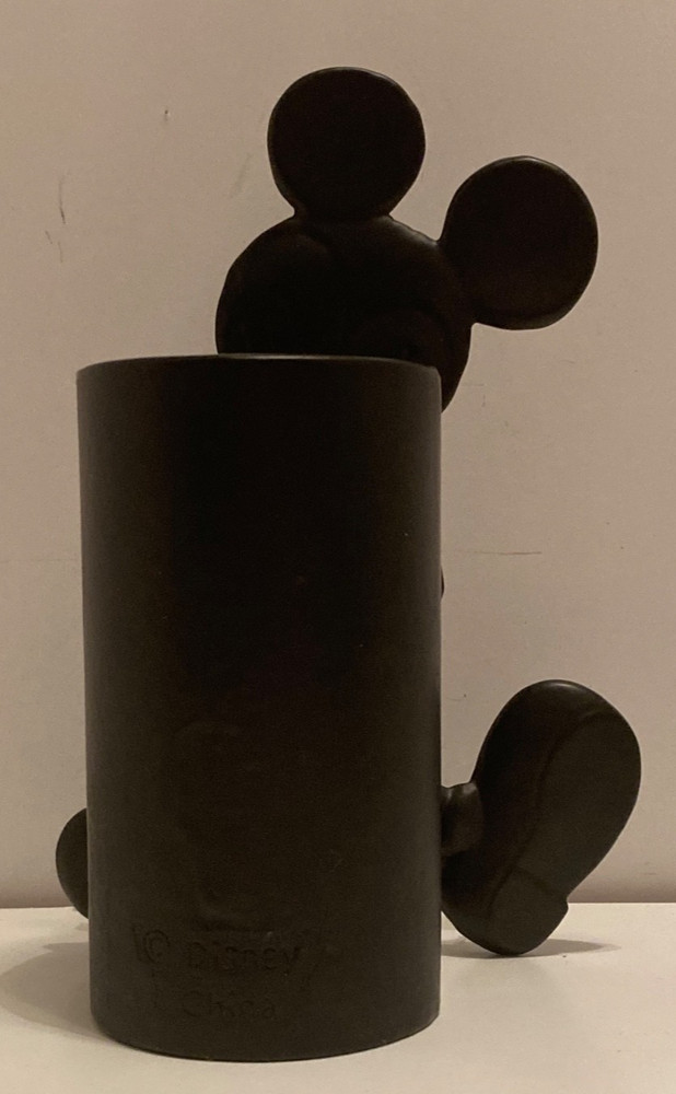 Disney Cast Iron 3D Mickey Mouse Kitchen or Fireplace Long Stick Match Holder