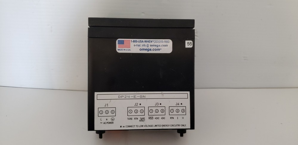 OMEGA DP24-E-GN PROCESS METER, 4 DIGITS, GREEN LED DISPLAY (MISSING FRONT COVER)