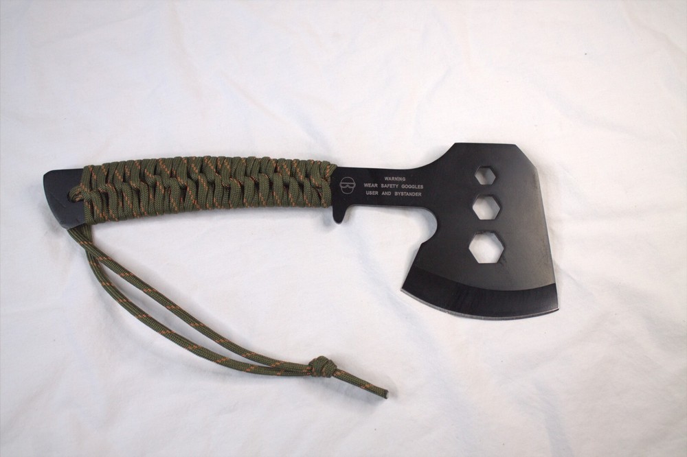 Ozark Trail Hatchet Axe with Paracord Wrapped Handle Includes Sheath NEW