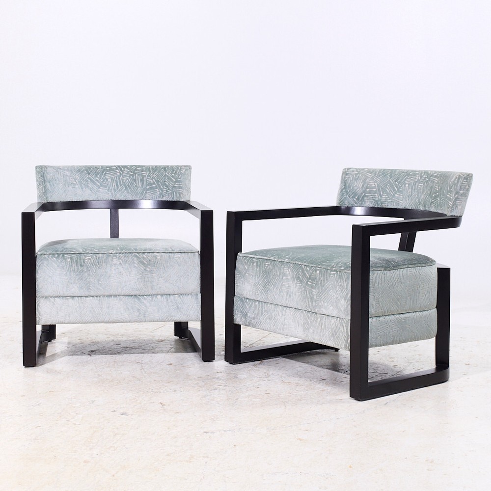 Hellman Chang Tao Lounge Chairs - Pair