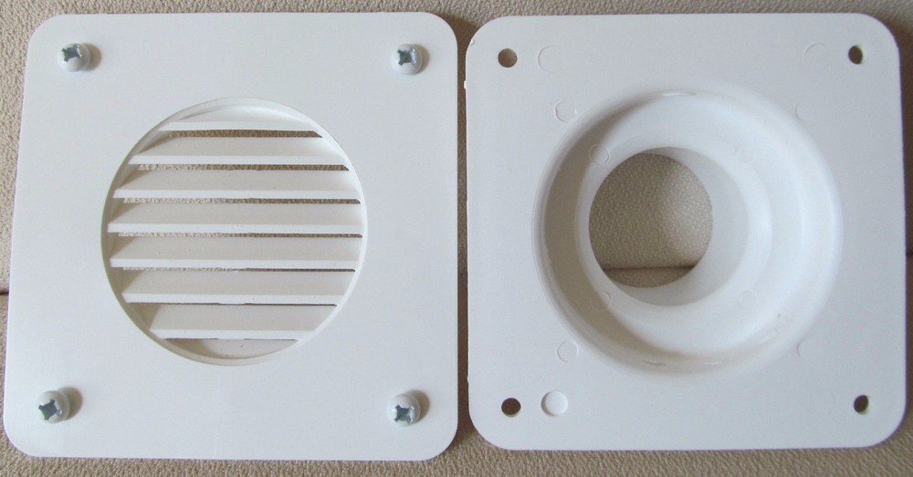 NEW Battery Vent WITH Cone Backing Plate for RV CAMPER TRAILER MOTORHOME