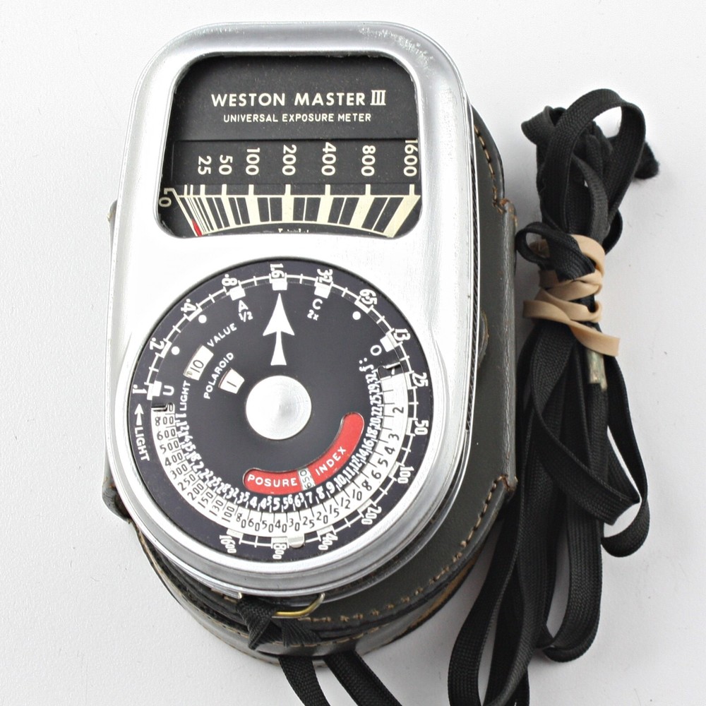Weston Master III Model 737 Light Exposure Meter + Case