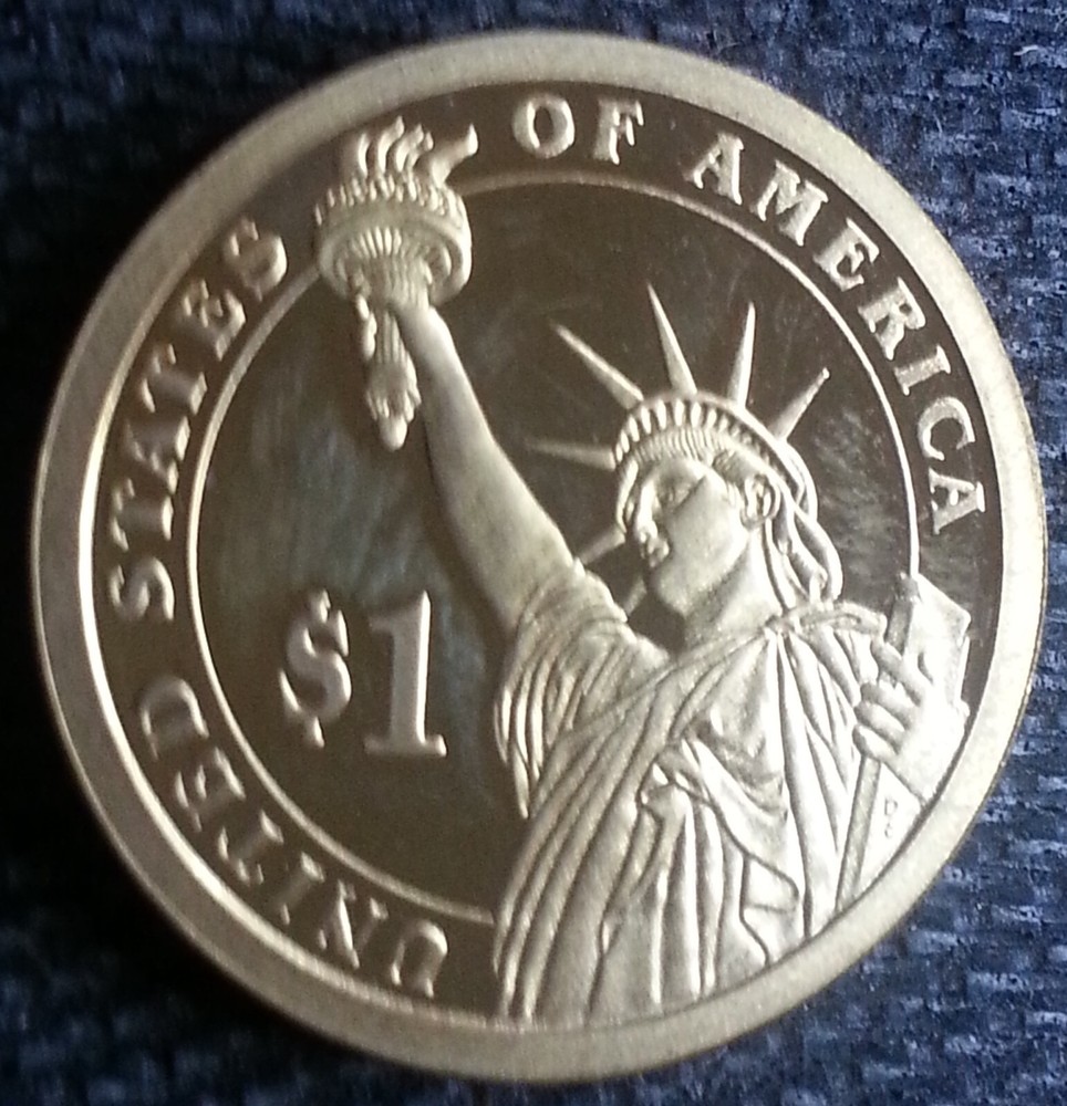 2007 S Thomas Jefferson Presidential Proof Dollar