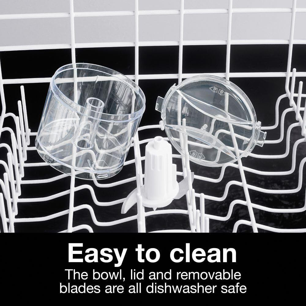 1.5 Cup Mini Food Processor Compact Chopper for Everyday Kitchen Prep