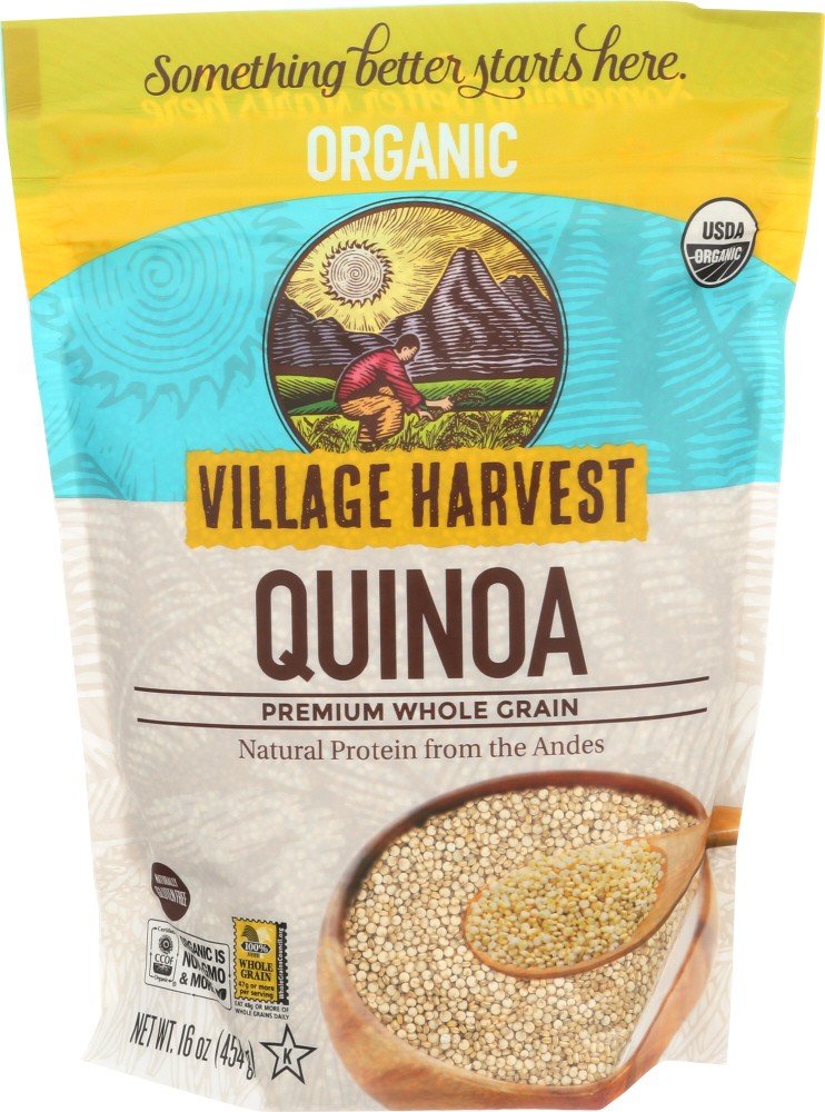 VILLAGE HARVEST GRAIN QUIN 16 OZ