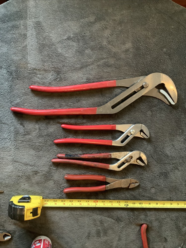 Blue Point 4pc Pliers, Wire Crimper…used.see Pics…