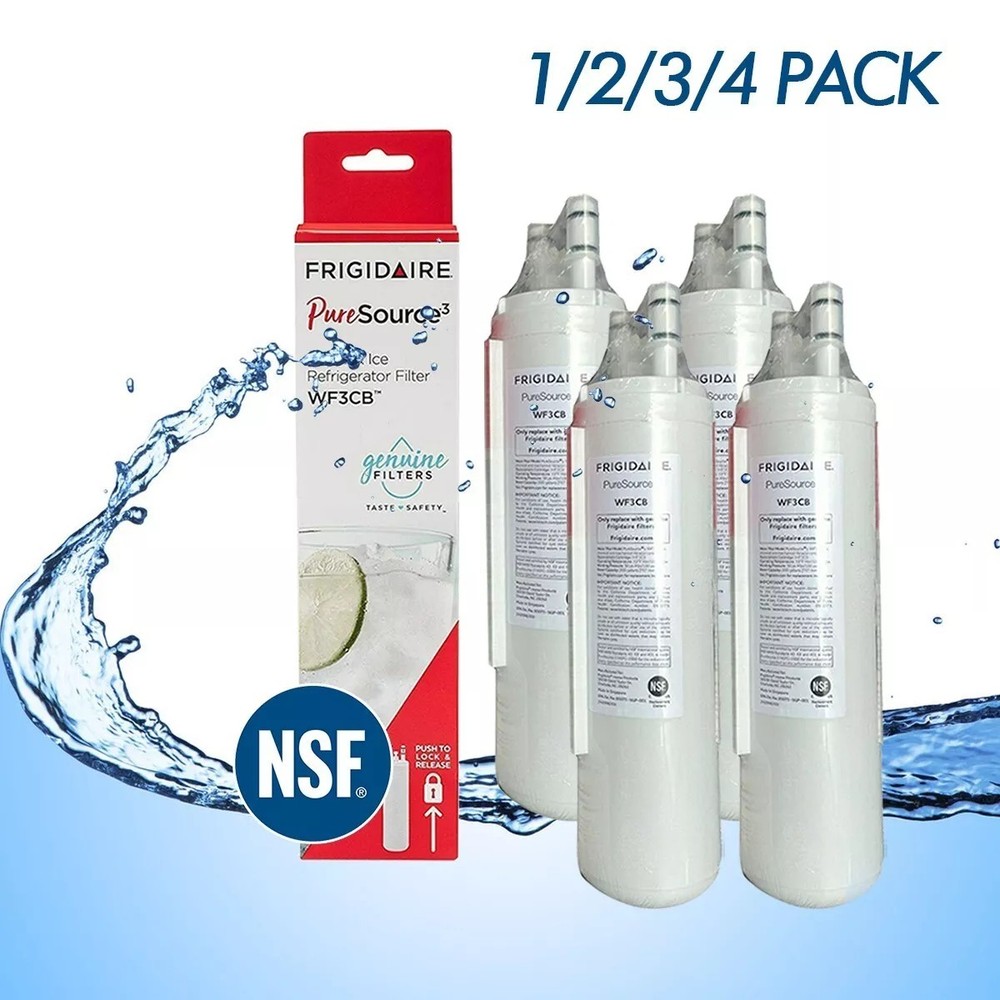 1/2/3/4 PACK Frigidaire WF3CB Puresource 3 Refrigerator Water & Ice Filter New