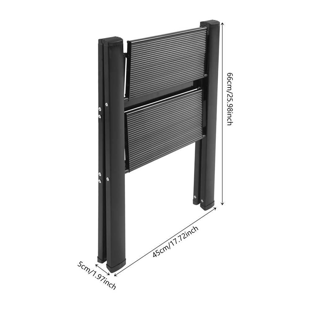 For Office Home Kitchen Folding Step Stool Portable Folding Step Stool Multi-Use