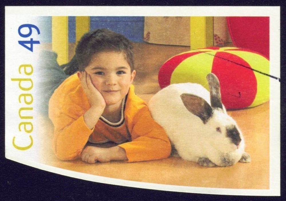 Canada sc#2059 Pets : Rabbit, Used