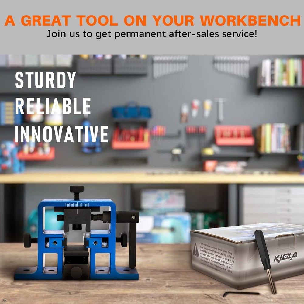 Universal Pistol Sight Pusher Tool Upgraded with Free Front Blue