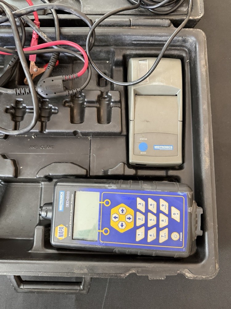 Midtronics ESP-1000 Auto Heavy-Duty Battery Tester - System Analyzer A018 Clamp