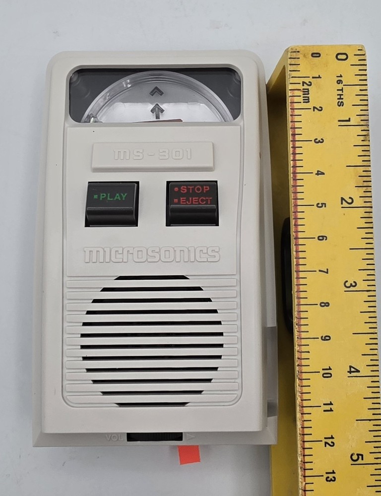 Microsonics MS-301 Mini Player Vintage Microphonograph NOS