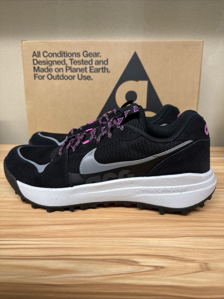 Size 6 - Nike ACG Lowcate Black Grey Hyper Violet