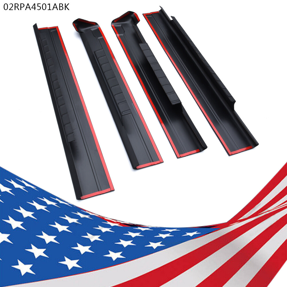 Rocker Panel Protector Guard Covers Fit For 01-06 Silverado/GMC Sierra Crew Cab