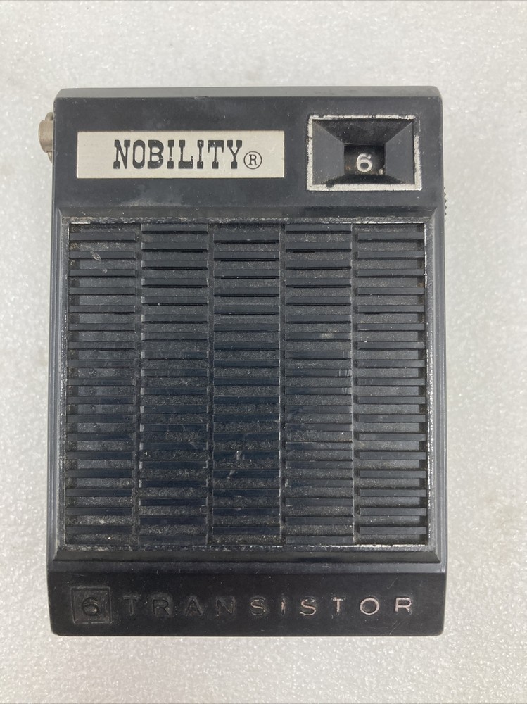Nobility 6 Transistor 1970s AM Radio