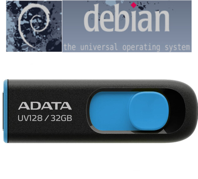 Debian 12.4.0 64 Bit Gnome FAST 32 Gb 3.2 Usb Drive Linux Bootable Live Install