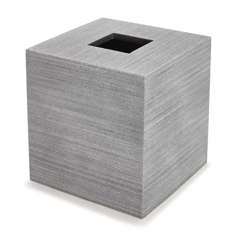 New With Tags Modern Tissue Box - Gray