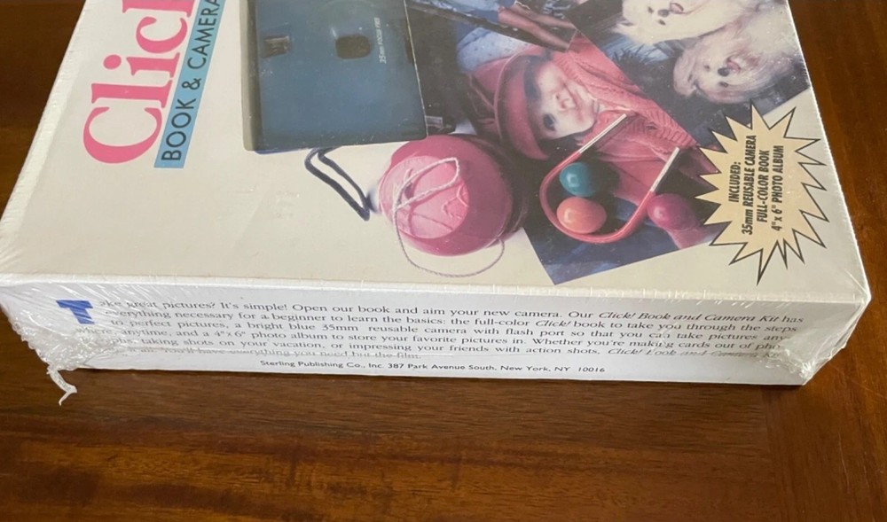 Vintage Sterling Publishing Click! Click Book & Camera Kit