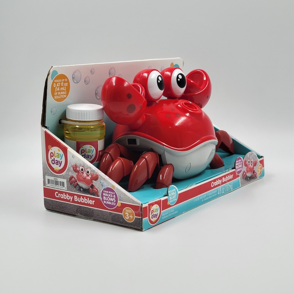 Play Day Walking Crabby Bubbler W/ 4 oz. Bubble Blasting Solution