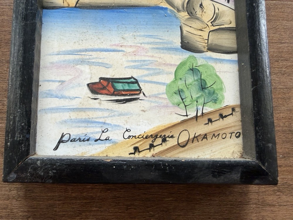 Okamoto Tile Framed Art Paris Le Concierge