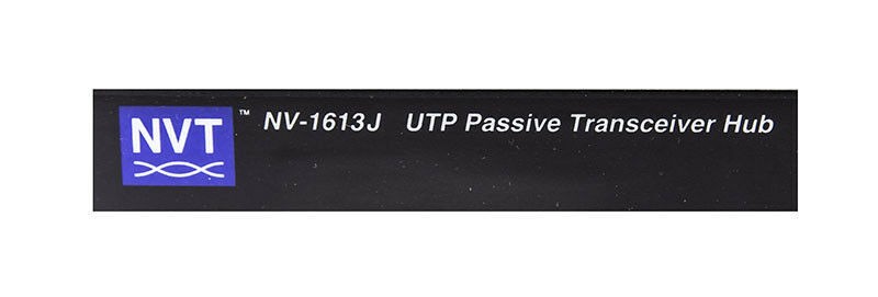NVT NETWORK VIDEO TECHNOLOGIES NV-1613J UTP Passive Transceiver Hub