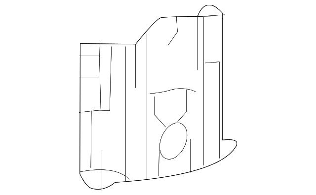 Genuine GM Driver Side Rear Compartment Panel Brace 84368389