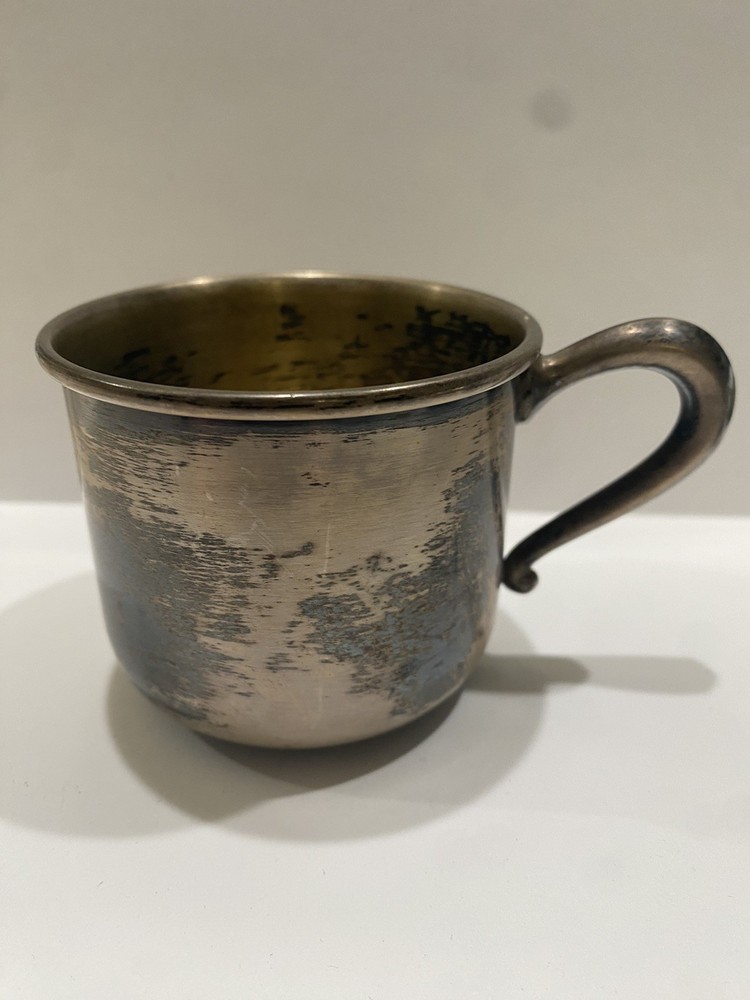 STERLING SILVER Vintage Handled Cup WEB 52_NOT WEIGHTED