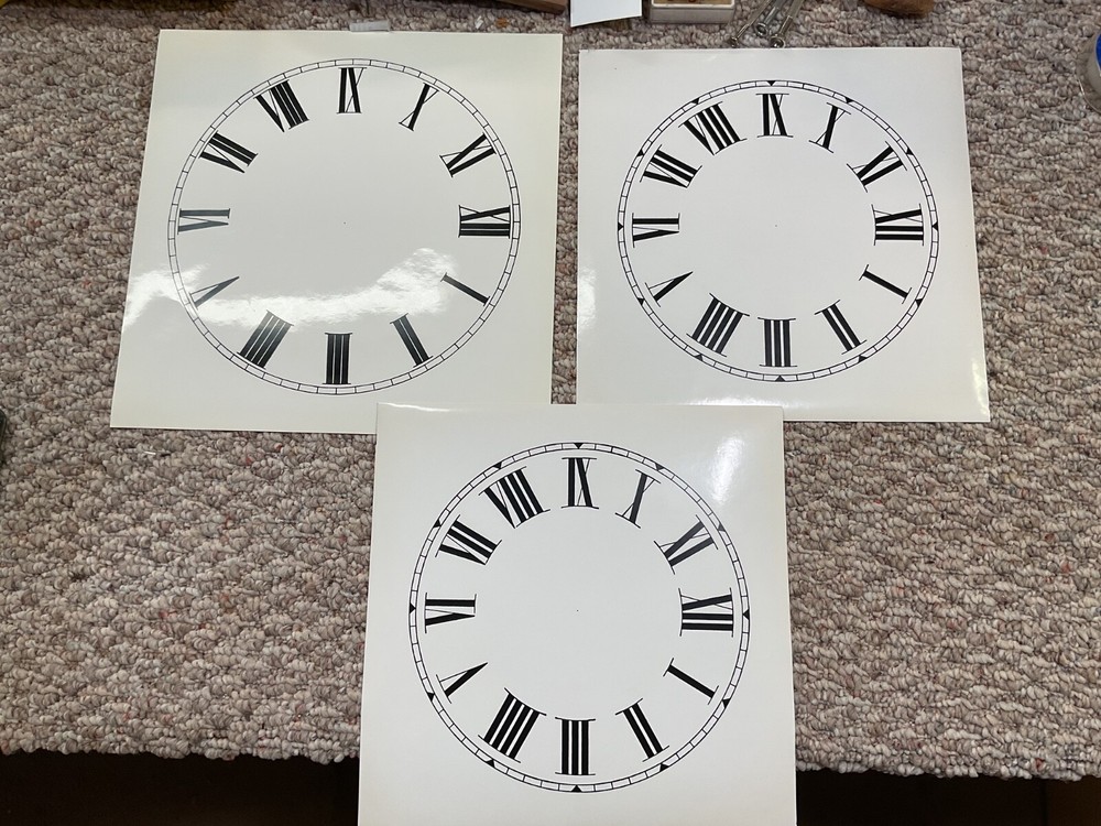 Assortment of paper dials