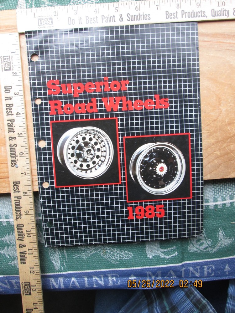 superior road wheels 1985 brochure