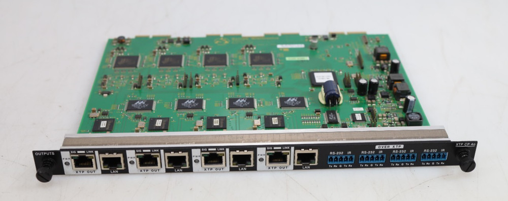 Extron XTP CP 40 8-Port Network Switch Professional AV Control Processor Card