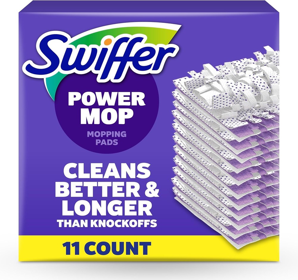 PowerMop Multi-Surface Mopping Pad Refills for Floor Cleaning, 11 Count