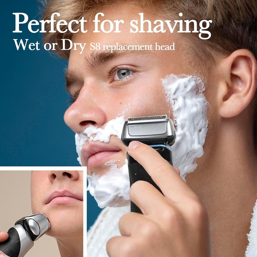 Close Shaving Experience with Series 8 Replacement Heads