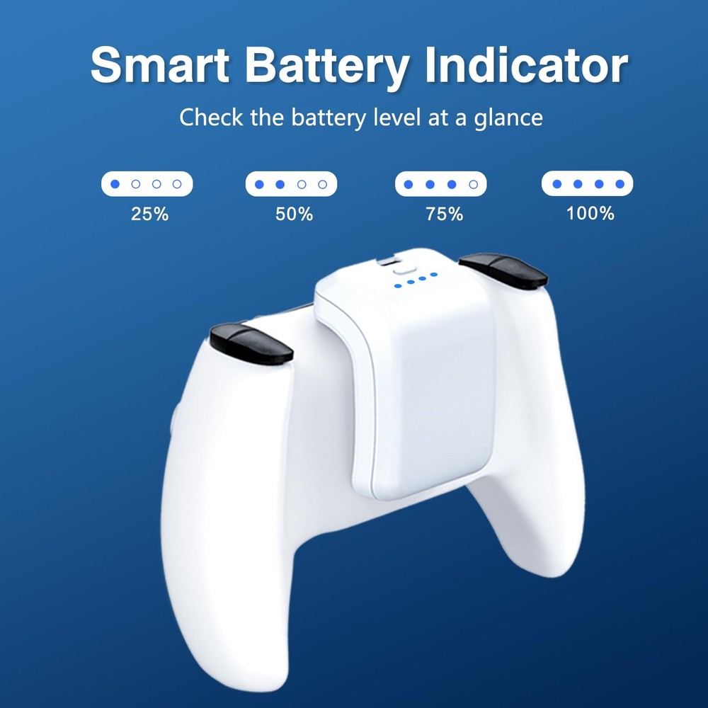 Uwayor 3000mAh PS5 Controller External Battery Pack, Replacement Battery...