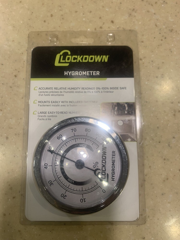 Lockdown Hygrometer Silver  222111