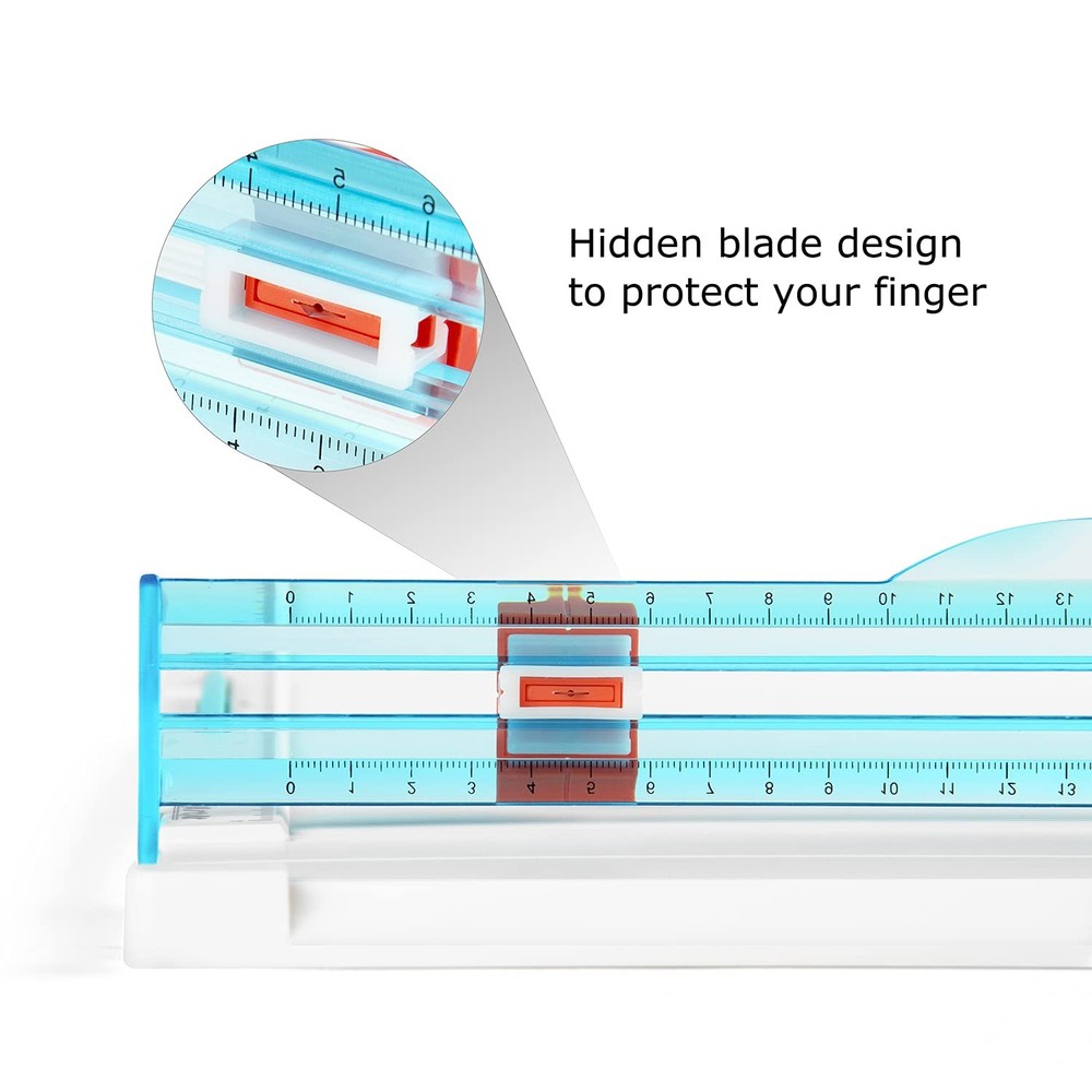 12"x12" Paper Trimmer & Scoring Board - Precise Cutting & Scoring Tool for DI...