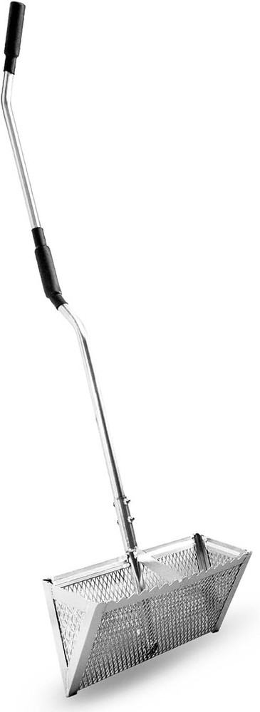 Sand Flea Rake,16-Inches Wide Basket, 52” Long Strong Assembly Handle, Sharp Tee