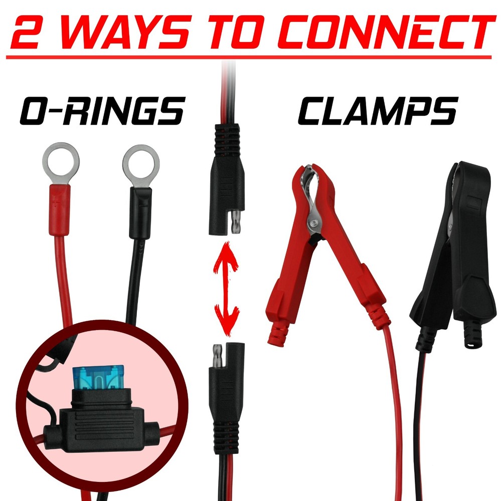 Automatic Battery Charger Maintainer Motorcycle Trickle Float For 6V 12V Battery