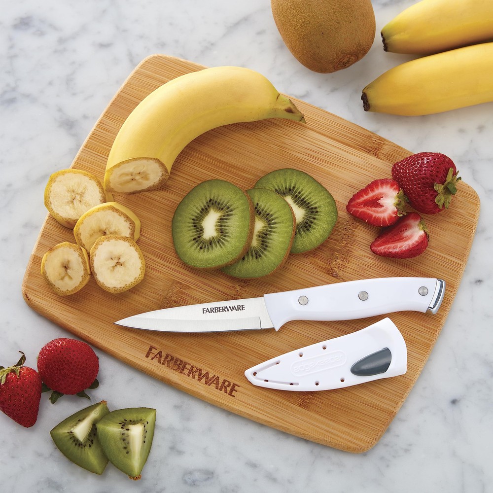 Farberware Edgekeeper Triple Riveted Paring Self-Sharpening Blade Cover, High...