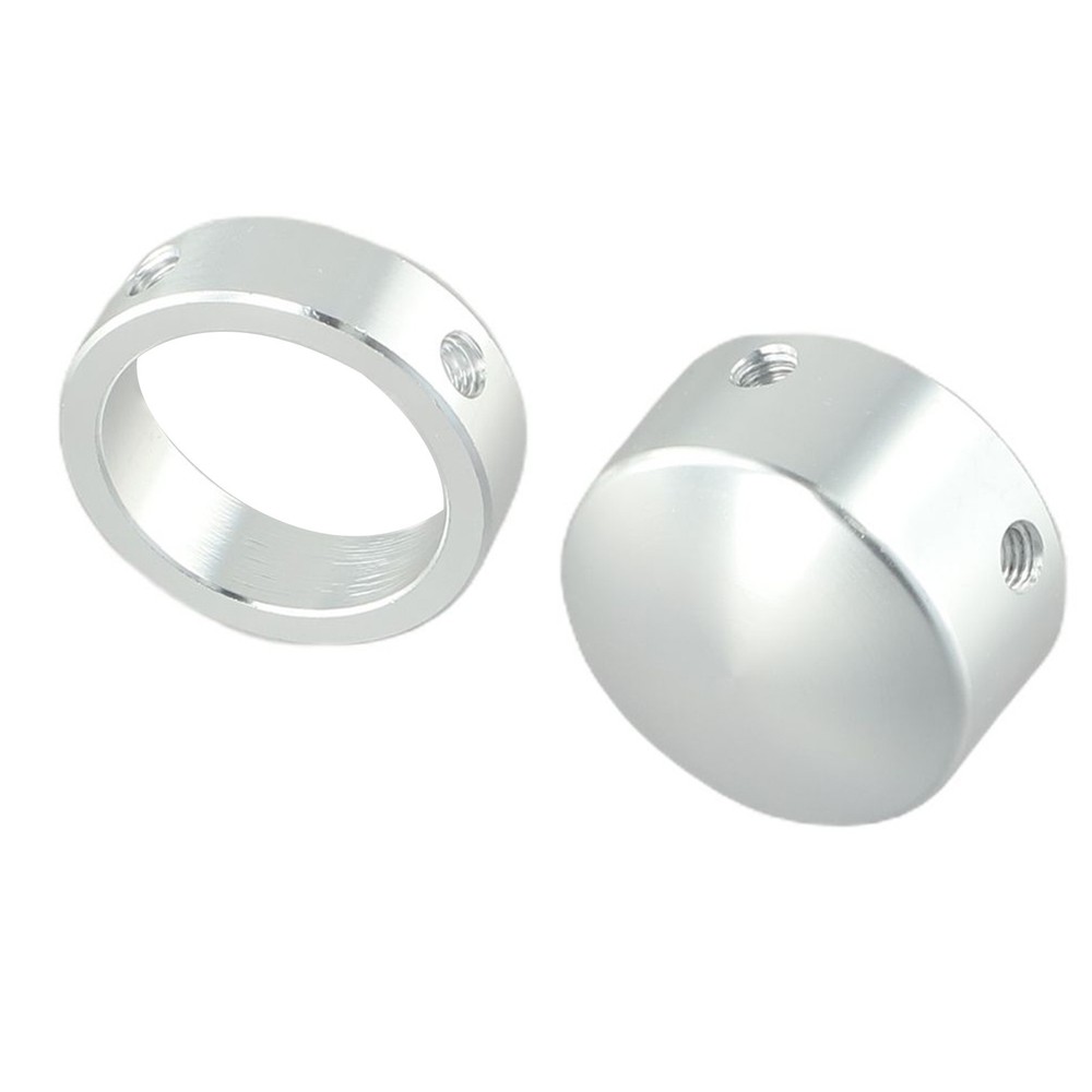 Gym Equipment Handle End Cap Plate Loaded Machine Accessory Silver Color