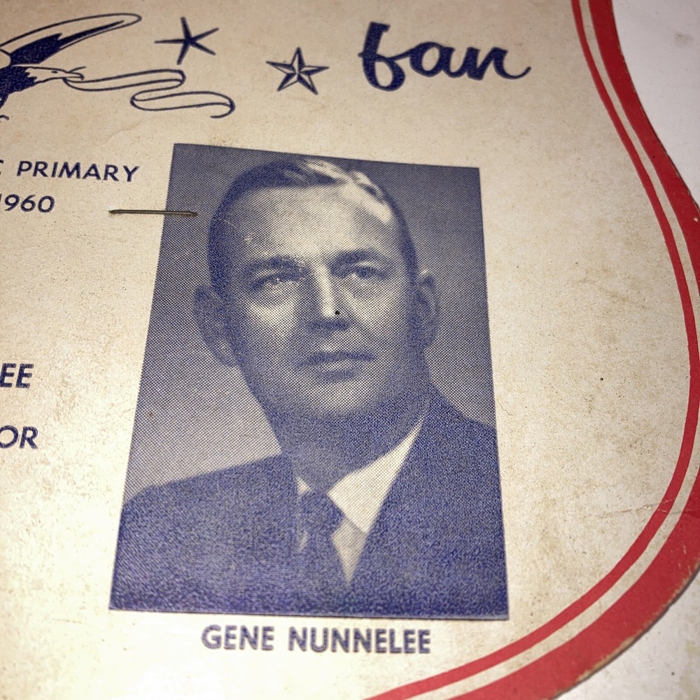 Nunnelee for Coroner handheld advertising fan