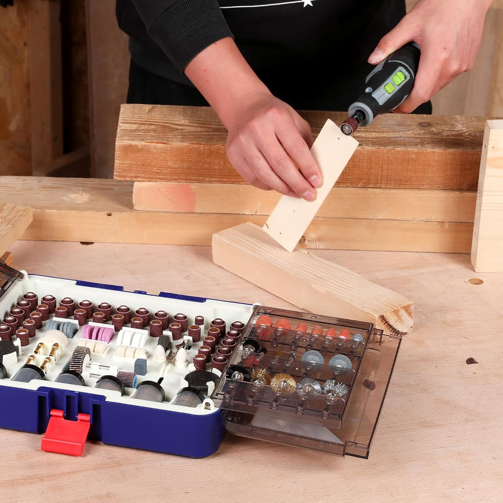 476PCS Rotary Tool Accessories Kit, Rotary Tool Bits for Easy Cutting, Sandin...