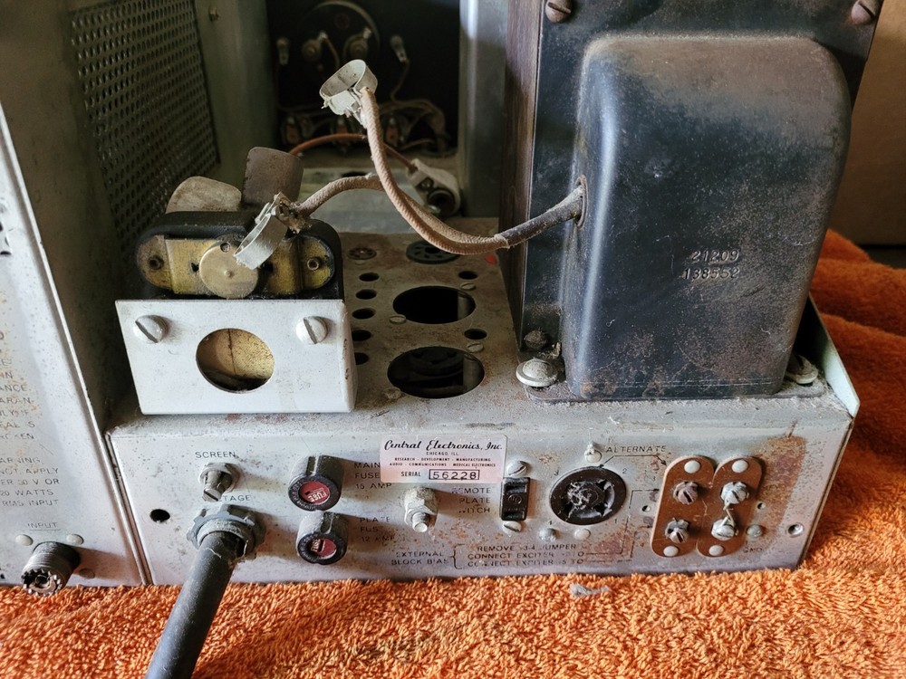 Central Electronics 600L Broadband Linear RF Amplifier Rare! READ EVERYTHING