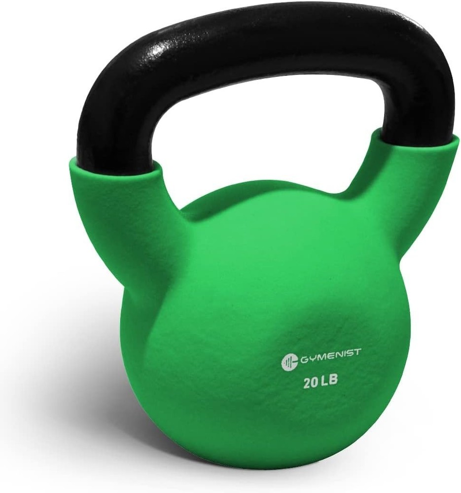 Durable 20-lb Neoprene Kettlebell with Comfortable Grip for Effective Workouts