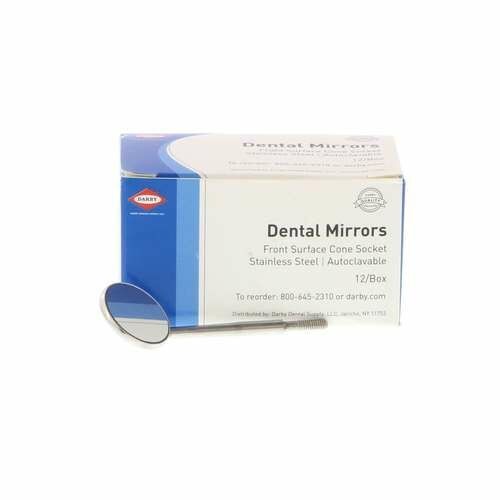 Front Surface Mirror Heads #3, Front Surface, Cone Socket, 12/Box