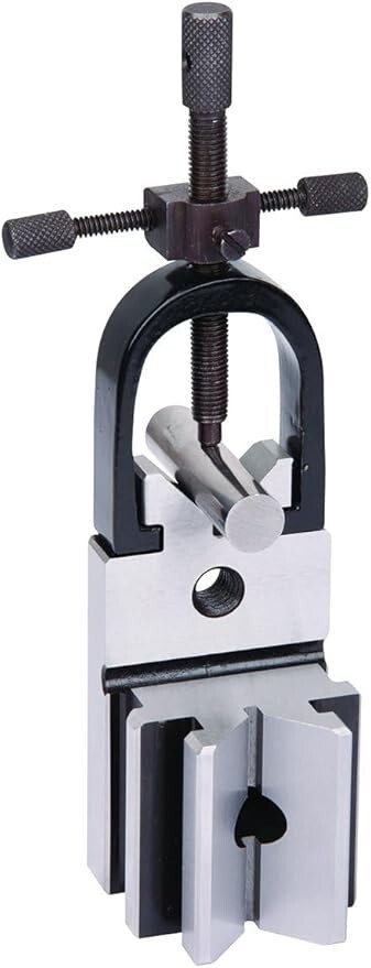 Hardened Steel Multi-Use Vee Block & Clamp Set, Precision Ground