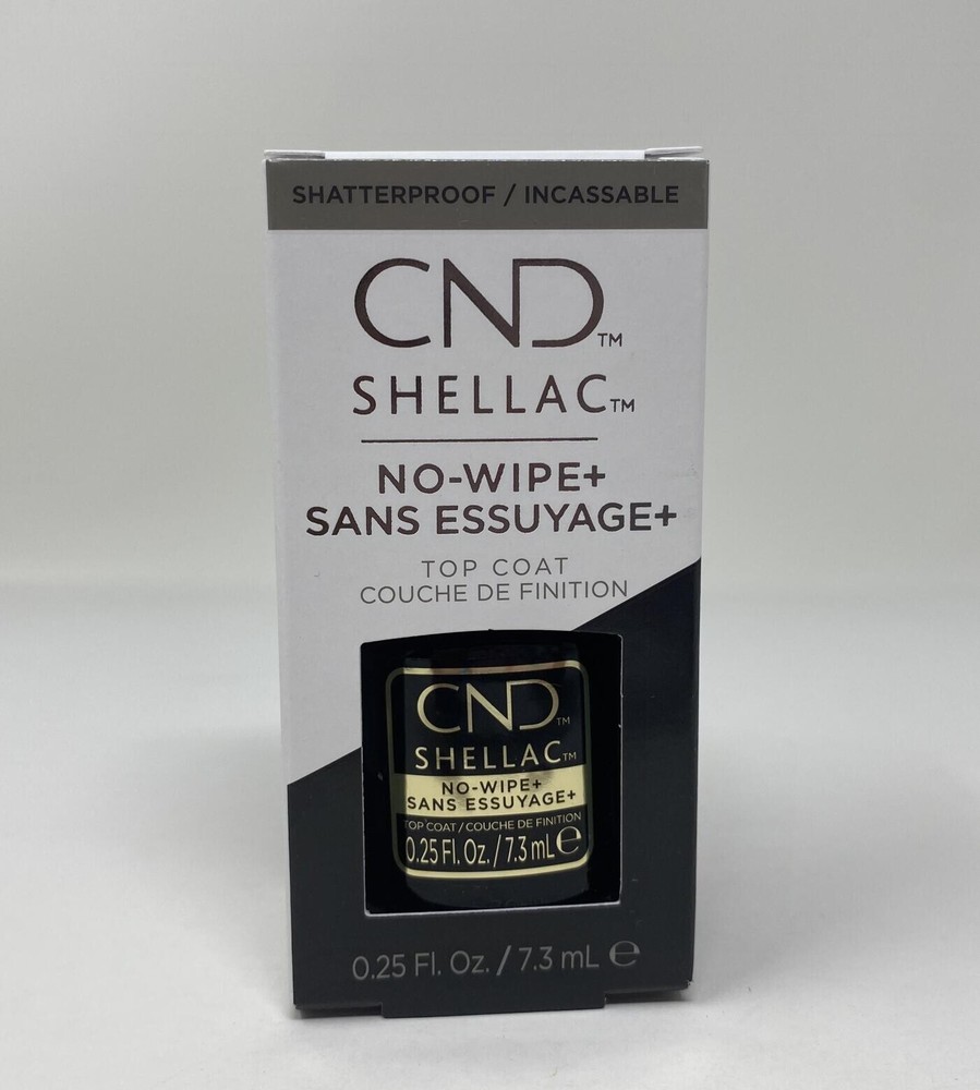 CND Shellac No-Wipe+ Top Coat .25 fl. oz/ 7.5 mL 2023