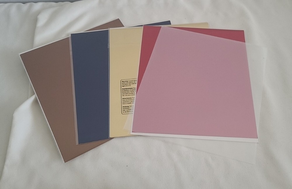 Anna Griffin Minc Foil Sheets Red, Navy, Gold, Bronz