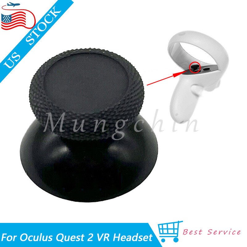 NEW For Oculus Quest 2 VR Headset Black Controller Joystick Cap